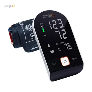 Pangao Hot Sale Large LED Display Medical Arm Automatic Heart Rate Blood Pressure Monitor