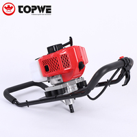 Perceuse de terre OEM 82cc 3.5KW à 2 temps avec cylindre pour le forage de trous de grand diamètre, la plantation d'arbres et l'installation de clôtures