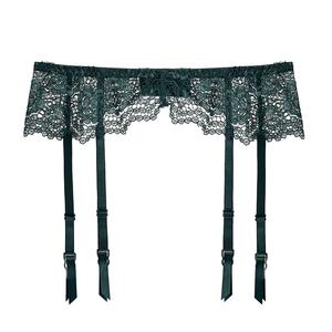All'ingrosso accessori di biancheria intima floreale a vita alta in pizzo trasparente senza mutandine Sexy giarrettiera da donna - Product Image 3