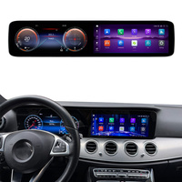 Radio Estéreo para Auto con Pantalla Digital Dual de 12.3 Pulgadas y Carplay para Mercedes Benz Clase E W213, Actualización del Tablero