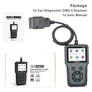 V311 OBD2 lettore di codici Scanner per strumenti di scansione automobilistica controllo del motore diagnostica per <span class=keywords><strong>auto</strong></span> - Product Image 6
