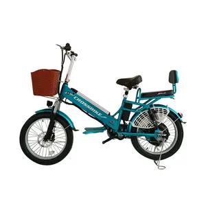 货运食品配送48v 350w Ebike电动公路自行车价格盘式制动电动自行车迷你货运自行车三轮车