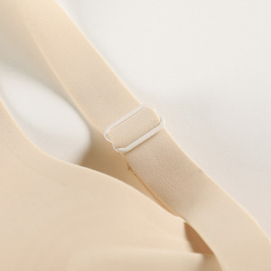 Soutien-gorge sport en gelée élégant pour femmes grandes tailles, léger, sans couture, dos relevé, sexy, sans armatures, respirant, bonnet 3/4 latéral - Product Image 6