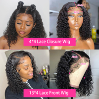 Cheveux vierges indiens et vietnamiens 12A HD pour perruque, super double drawn, bouclés birmans, cheveux humains, lace front, dentelle transparente