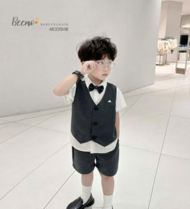 High Quality <b>Boys</b> <b>Clothing</b> Set School Kids Wedding Formal Dress Blazer Pants Bow Tie 3Pcs Suit Children Birthday <b>Boy</b> Outfits - Product Image 3