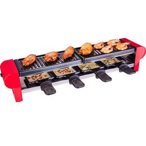 Grill à <span class=keywords><strong>raclette</strong></span> électrique sans fumée portable avec plaque antiadhésive pour <span class=keywords><strong>4</strong></span> personnes, usage domestique - Product Image 1