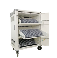 Armoire de charge et de gestion centralisée à 42 ports pour tablettes, ordinateurs portables et téléphones portables scolaires – Équipement éducatif