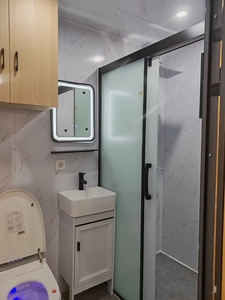 豪華なオールインワンアップルキャビンプレハブホームウェットバスとキッチン用ヴィラホテルオフィス - Product Image 5