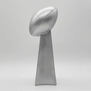 Trofeo de campeonato de fútbol de fantasía de resina de 24cm, accesorio de recuerdo deportivo para campeón de liga de fútbol para regalos de bienvenida - Product Image 5