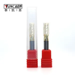 Tuncaen Fabbricazione HRC63 Carburo di Tungsteno Frese 4 Flauto Fresa Bit