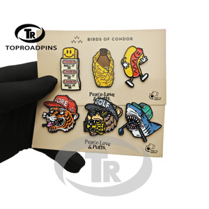 Quà lưu niệm nhà máy bán buôn thiết kế khác nhau sinh thái thân thiện được thực hiện tại Trung Quốc kim loại biểu tượng pin tùy chỉnh - Product Image 3