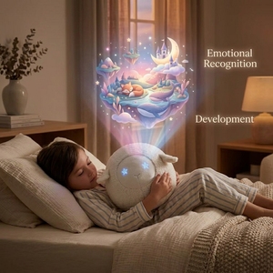 Peluche Mouton Nuage Électrique Multilingue IA Jouet Interactif Intelligent Éducatif pour la <span class=keywords><strong>Maternelle</strong></span> Compagnon d'Éveil Émotionnel et de Sommeil Poupée Douce - Product Image 2