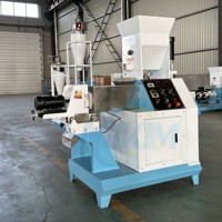 Machine à granulés d'alimentation de crevettes Pet Chat Chien Lapin Alimentation de crevettes Extrudeuse Granulateur Machine Floating Fish Feed Making Machine