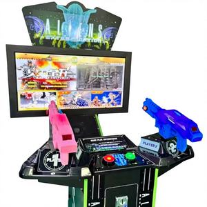 Machine de jeu d'arcade de tir à l'arc de simulation en vente chaude, machine de jeu vidéo électronique de tir sur table, machine d'arcade de tir <span class=keywords><strong>Aliens</strong></span> Time Crisis 4 - Product Image 2