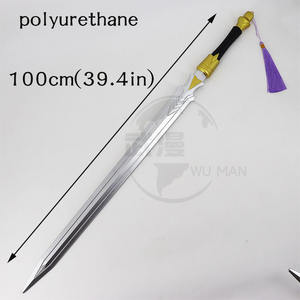 Nuovo Design creativo argento Pu morbido modello di arma di sicurezza giocattoli spade - Product Image 5