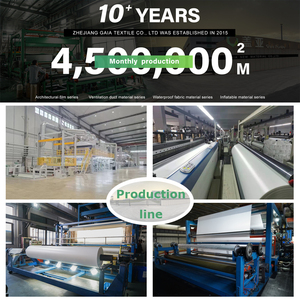 1000D lưới vải trong suốt rõ ràng trắng không thấm nước Bạt <span class=keywords><strong>PVC</strong></span> cho nhà kính vườn - Product Image 4