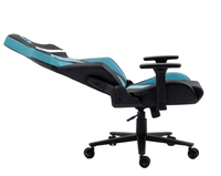 Chaise de jeu en cuir PU à ajustement ergonomique électrique bleu Design large Unique bureau à domicile pliable Massage compétition chinois