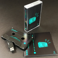 Clé USB personnalisée en forme de cassette audio, haute vitesse USB 3.0 30M/S 32GB 64GB 128GB, vente en gros de clés USB