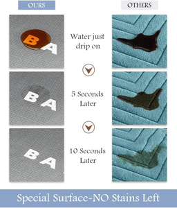 <span class=keywords><strong>Super</strong></span> absorbierende rutsch feste Bade matten Schnellt rockn ender und schmutz abweisender moderner Stil für den Innen-und Außenbereich für Schlafzimmer hotels - Product Image 2
