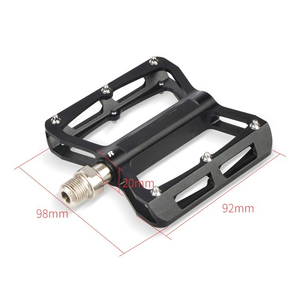 Pédale plate de vélo de montagne en alliage d'aluminium 6061 usiné, ultralégère, à trois roulements scellés, élargie et antidérapante, pour vélos de route - Product Image 4