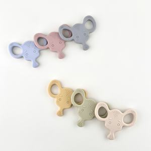 Jouet à dents molaires CE 0-6 mois animal silicone éléphant bébé <span class=keywords><strong>anneau</strong></span> <span class=keywords><strong>de</strong></span> <span class=keywords><strong>dentition</strong></span> tout-petits sensoriel apaiser fidget jouet anneaux <span class=keywords><strong>de</strong></span> <span class=keywords><strong>dentition</strong></span> pour bébés - Product Image 2