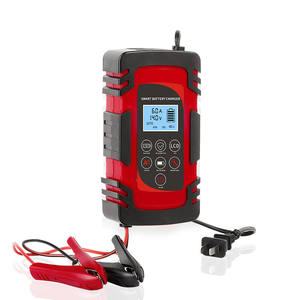 Chargeur de batterie de <span class=keywords><strong>voiture</strong></span> et de moto intelligent automatique portable multi-véhicules 12-24V 8A/4A avec écran LCD et charge sans fil Type-C - Product Image 4