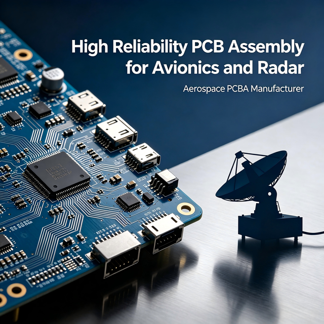 Aerospace PCBA Manufacturer, High Reliability PCB Assembly for Avionics and Radar