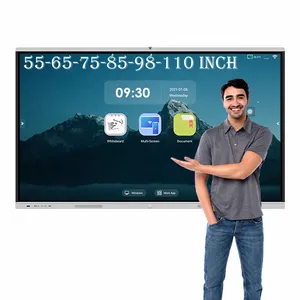 GPX ODM 4K Android OPS 86 pollici Display interattivo Smart board 55 65 75 86 98 110 Touch Screen Monitor lavagna interattiva