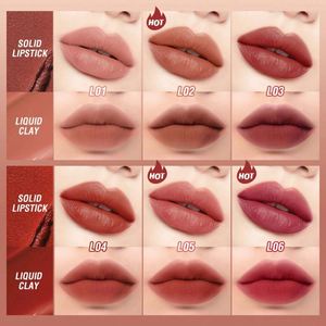 <span class=keywords><strong>O</strong></span>.TWO.<span class=keywords><strong>O</strong></span> Rouge à lèvres liquide mat 2-en-1, gloss et rouge à lèvres longue tenue waterproof, 8 couleurs, maquillage pour les lèvres en gros - Product Image 5