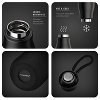 Bouteille d'eau isotherme en acier inoxydable à double paroi pour sublimation, avec poignée, pour sports de plein air