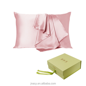 Set de Regalo para el Hogar: Mascarilla de Ojos de Seda de Morera 100% Tejida Sólida Antibacteriana, Funda de Almohada y Coleteros Suaves para el <span class=keywords><strong>Cabello</strong></span> al por Mayor - Product Image 3