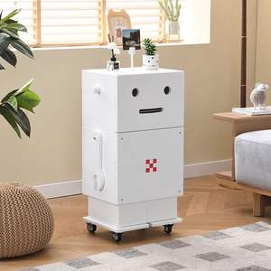 मल्टी फंक्शन डेक लिविंग रूम लकड़ी के रोबोट मध्ययुगीन राणा रोबोट साइड कैबिनेट बेडसाइड टेबल - Product Image 3