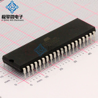 JQW AT89C55WD-24PU AT89C55WD-24PI Microcontrolador de un Solo Chip DIP40 de Inserción Directa, Nuevo y Original, Precio Real