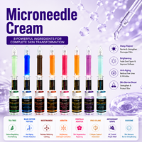 Crème à micro-aiguilles éponge pour usage domestique, crème de resurfaçage doux de la peau, affine les pores, améliore les marques d'acné, peau terne, stimule la régénération du collagène