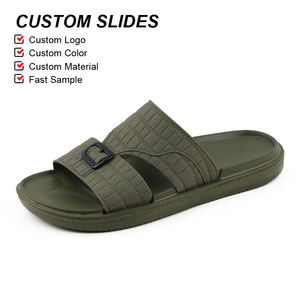 <span class=keywords><strong>Ciabatte</strong></span> da Spiaggia OLICOM con Logo Personalizzato, Ordine all'Ingrosso, Tomaia in PVC, Supporto per l'Arco Plantare, Suola Spessa, Punta Aperta, in EVA, per Uomo - Product Image 2