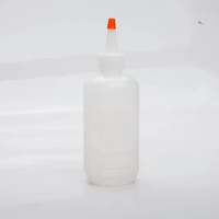 Vente en gros de bouteilles à longue bouche de la série de matières plastiques personnalisées de 15ml pp avec bouchons à vis conviennent au stockage de liquides
