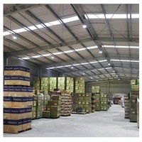 Chine Vente Structure Industrielle en Acier Entrepôt Préfabriqué Hangar de Stockage de Métal