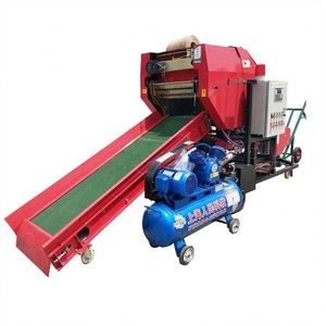 Alfalfa Corn Stalk Silage hay Rice Straw Grass Silage Feed Baler Bale Pressing <b>Packing</b> Bundling Making Machine Automatic - Product Image 5