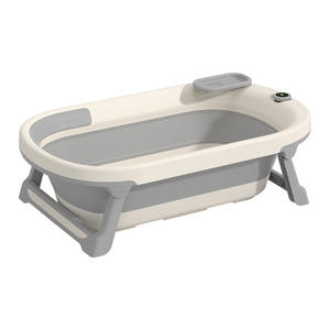 Bañera Plegable para Bebés de Gran Tamaño con Indicador de Temperatura para Recién Nacidos y Niños Pequeños de 0 a 12 Meses, Material Plástico - Product Image 2