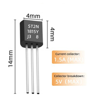 100/220pcs Transistor Kit BC327 BC337 2N2222 2N2907 2N3904 2N3906 S8050 S8550 A1015 C1815 PNP/NPN 10 Values TO-92 Assortment Set