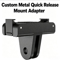 Support d'appareil photo magnétique à commutation rapide en acier inoxydable/alliage d'aluminium CNC personnalisé OEM avec revêtement par poudrage moulé sous pression