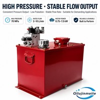 Groupe hydraulique, électrovanne, pompe à engrenages, réservoir en acier, 3KW, modèle silencieux JL36-4 pour plateforme élévatrice à ciseaux