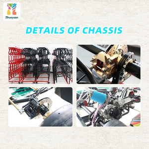 Châssis de karting Zhuoyuan KZ Category, karting à essence avec levier de vitesses, karting de course, châssis de karting pour adultes avec jantes - Product Image 2