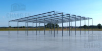 Entrepôt métallique industriel et commercial DYCE à grande portée, structure en acier préfabriquée extérieure