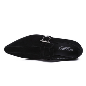 Chaussures élégantes à bout pointu en cuir pleine fleur, pour le bureau et la carrière, avec soutien de la voûte plantaire, semelle extérieure en caoutchouc, semelle intérieure amortie et doublure respirante - Product Image 5