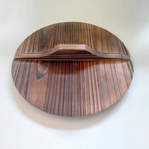 Tapa de madera para maceta hecha de abeto chino de 18 cm, ecológica, para tanques de agua, estilo rústico - Product Image 1
