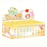 YY Authentique Yooki Take a Bite Mini Série Porte-clés en peluche Boîte mystère Pendentif mignon en peluche Jouet tendance Cadeau pour filles