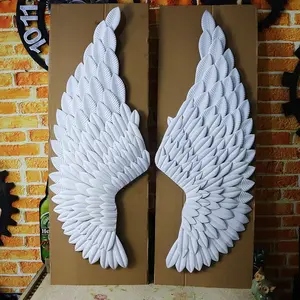 High Quality Retro Industrial Style Angel Wings-5 Iron Crafts Retro Creative living room bedroom bar decoration wall decoration