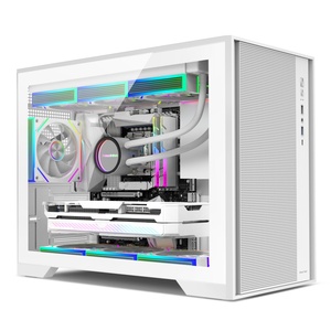 מארז מחשב חדש דגם MATX Mid Tower למחשב שולחני, מארז למחשב גיימינג עם חיבור Type C - Product Image 1