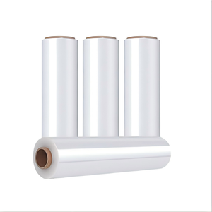 Huamaohengchun 20 Inch HDPE Stretch <b>Wrap</b> Roll Heavy Duty 1500ft 80 Gauge <b>Clear</b> Industrial Strength Food Grade Tensile Film - Product Image 1